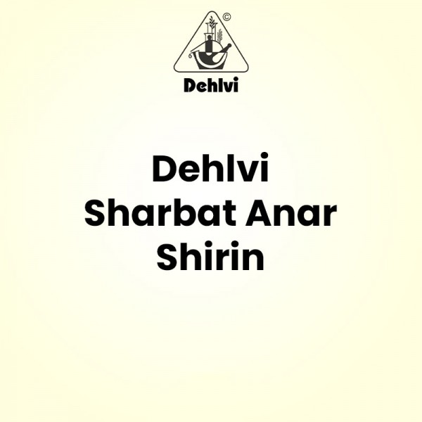 Dehlvi Sharbat Anar Shirin